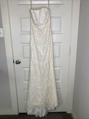 white bridesmaid dresses davids bridal The dress @davidsbridal, Forever grateful to Davids Bridal for helping me find this wedding dress only two days before the wedding. It was perfect. Simple, timeless and elegant., ., Video content: